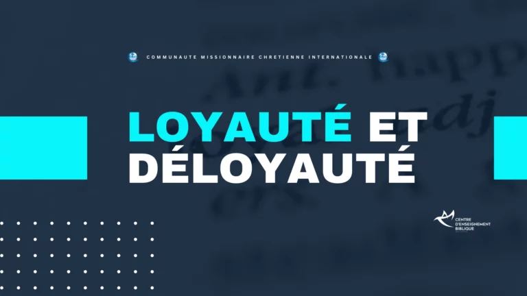 Loyauté et Déloyauté